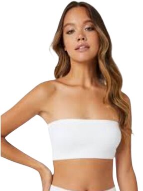 ARDENE Rose + Vine Seamless White Strapless Bandeau